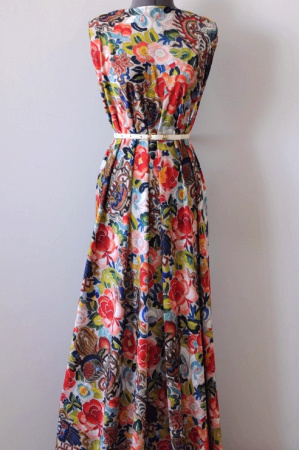 Шелк искусственный ЯРКИЕ ЭМОЦИИ красный