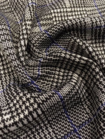 Джерси Пье-де-пуль синий1