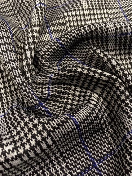 Джерси Пье-де-пуль синий1