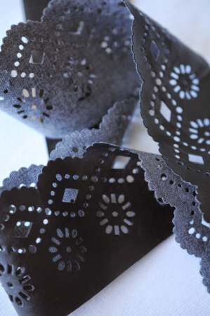 Кружево из искусственной кожи  КД-0002 4