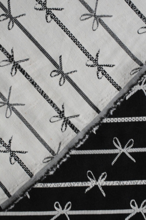 Жаккард плательно - костюмный Бантики 1