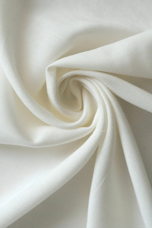 Штапель однотонный МОЛОЧНЫЙ