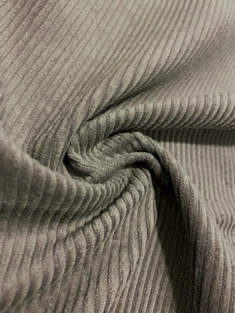 Вельвет однотонный "Стальной" ткани