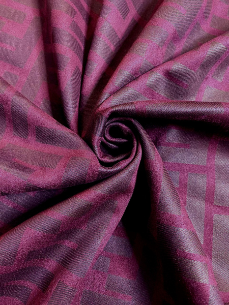 НОВИНКА! Замша однотонная ЛОГО марсала