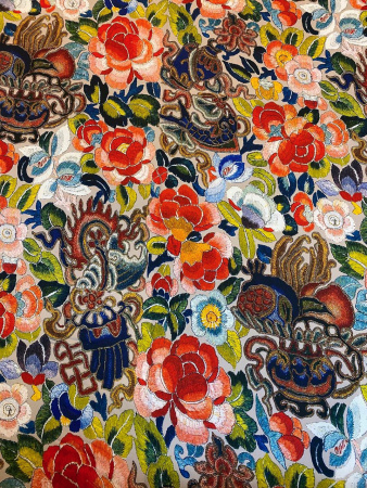 Шелк искусственный ЯРКИЕ ЭМОЦИИ красный