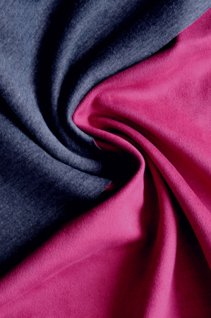 Замша ФУКСИЯ основа серый трикотаж