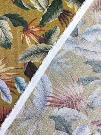 Вискоза ТРОПИЧЕСКИЕ ЛИСТЬЯ 