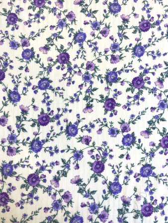 Вискоза ЦВЕТЫ ПРОВАНСА сирень