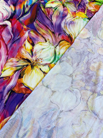 Трикотаж ПРОСТО ЦВЕТЫ ткань