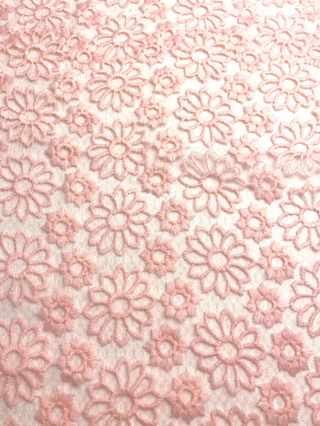 Кружевное полотно ЦВЕТОЧНОЕ АССОРТИ персик Кружевное полотно ЦВЕТОЧНОЕ АССОРТИ персик ткань