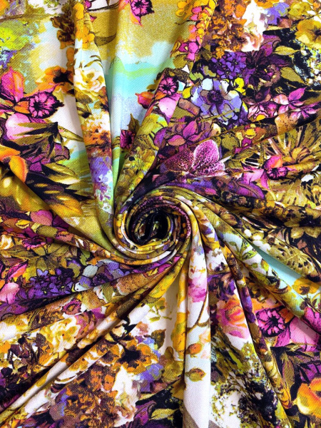 Трикотаж ЭДЕМ бирюзовый ткань