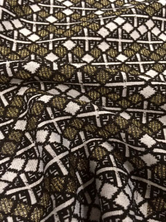 Трикотаж-жаккард Смальта темный 1