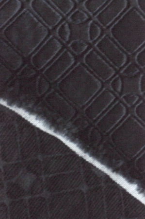 Именной жаккард Объемные квадраты - ромбы 4