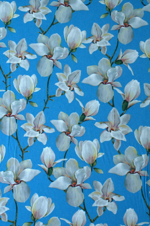 Креп стрейч Цветы весны 1