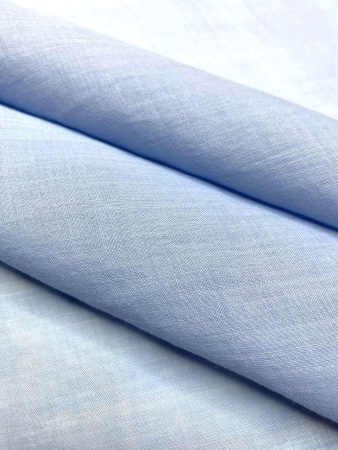 Лен однотонный ГОЛУБОЙ ЛЕД