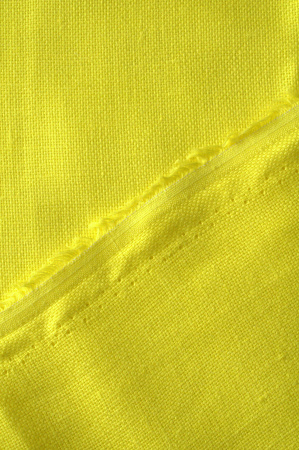 Лен однотонный ЯРКИЙ ЖЕЛТЫЙ