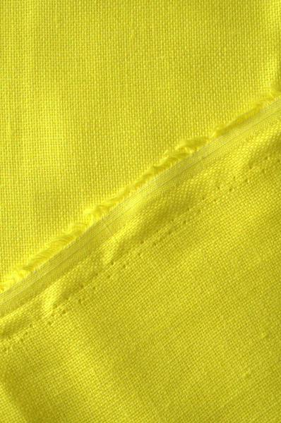 Лен однотонный ЯРКИЙ ЖЕЛТЫЙ