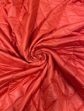 Стежка курточная "Зигзаг" красная