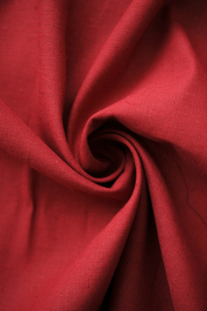 Лен однотонный БОРДОВЫЙ