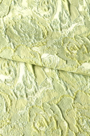 Жаккард "Объемные розы" фисташковый ткань