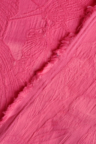 Жаккард плательно - костюмный Цветы цвет яркий пион 5 Жаккард плательно - костюмный Цветы цвет яркий пион 5