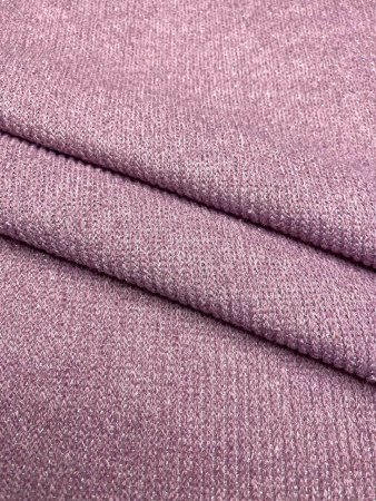 НОВИНКА! Трикотаж с люрексом ПУДРА РОЗОВАЯ