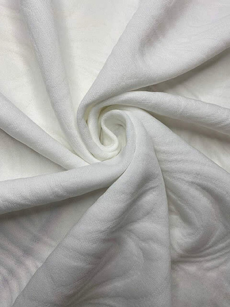 Жаккард трикотажный "Зимние узоры" молочный Жаккард трикотажный "Зимние узоры" молочный ткань