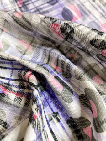 Джинс КЛЕТКА-ВАРЕНКА фиолетовый