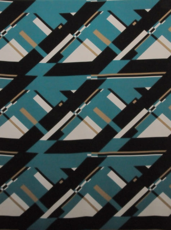 Креп плательно - костюмный Геометрический рисунок 2