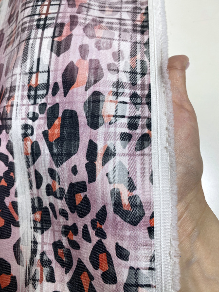 Джинс КЛЕТКА-ВАРЕНКА роза