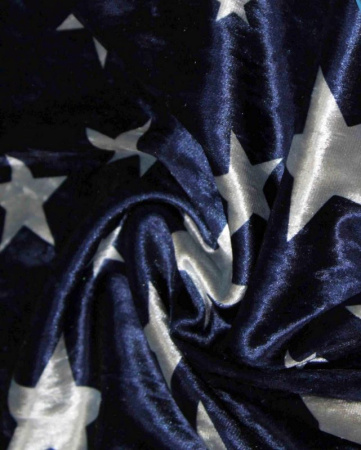 Бархат - стрейч Звезды 2