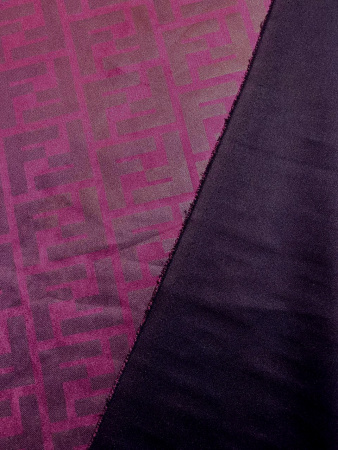 Замша однотонная ЛОГО марсала