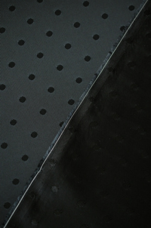 Ткань подкладочная Горошки цвет черный 3