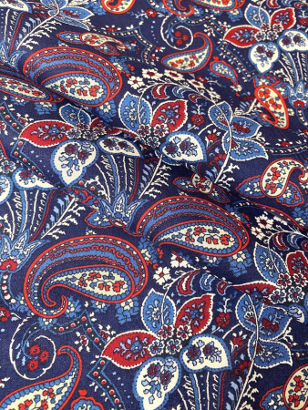 Батист ПЕЙСЛИ на синем