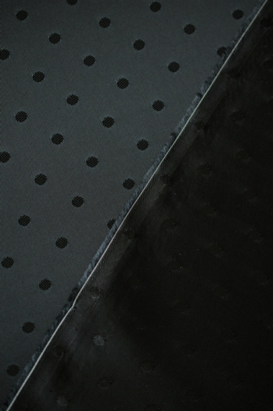 Ткань подкладочная Горошки цвет черный 3