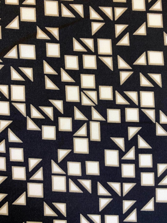 Вискоза ГЕОМЕТРИЯ молочная