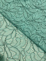 Кружевное полотно "Контурный узор" мятный ткань