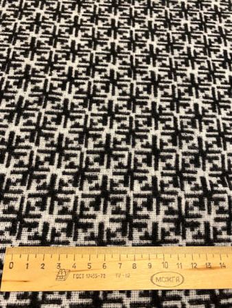 Ткань костюмная "Снежинки" ткани