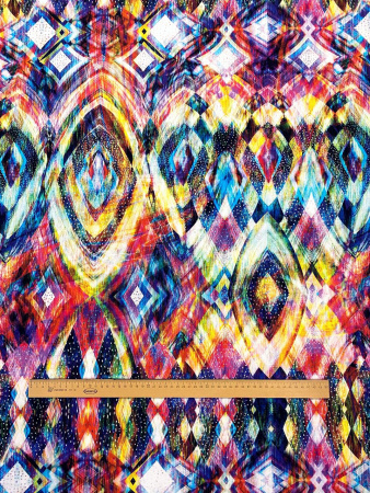Трикотаж ЯРКАЯ ГЕОМЕТРИЯ ткань