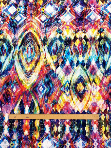 Трикотаж ЯРКАЯ ГЕОМЕТРИЯ ткань
