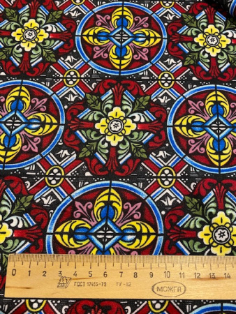 Трикотаж (милано) ВИНТАЖНЫЙ СТИЛЬ винный полотно