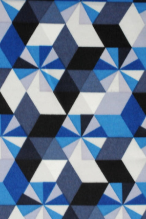 Креп плательно - блузочный Зимний калейдоскоп 1