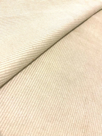 Вельвет однотонный ТОПЛЕНОЕ МОЛОКО  ткани