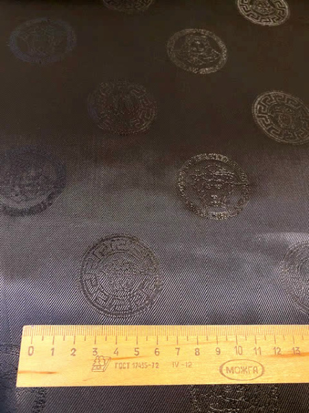 Ткань подкладочная (жаккард) "Медальоны" 