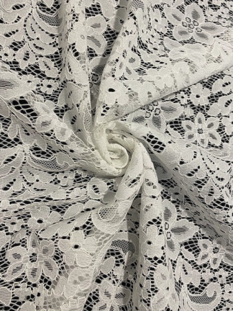 Кружевное полотно СВАДЕБНЫЙ ЦВЕТНИК ткань