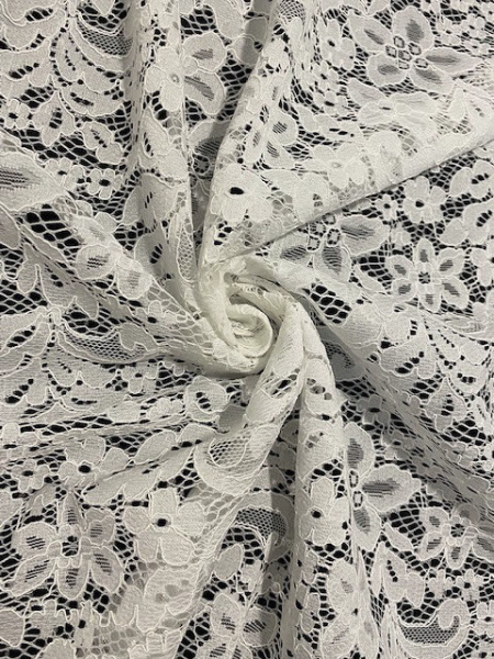 Кружевное полотно СВАДЕБНЫЙ ЦВЕТНИК Кружевное полотно СВАДЕБНЫЙ ЦВЕТНИК ткань