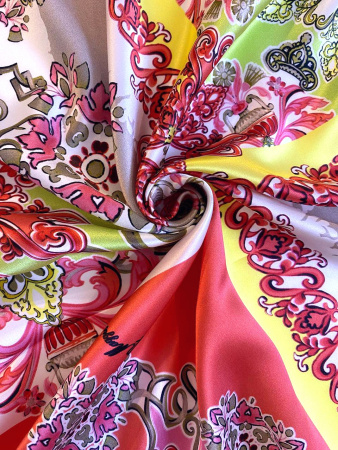 Шелк натуральный ЯРКИЙ ПЭЧВОРК