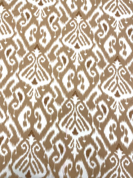 Штапель ИКАТ бежевый