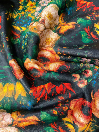 Кожа искусственная ОСЕННИЙ БУКЕТ