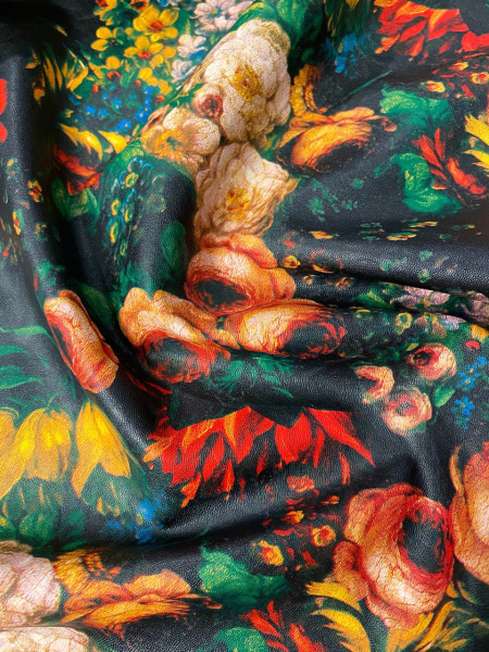 Кожа искусственная ОСЕННИЙ БУКЕТ